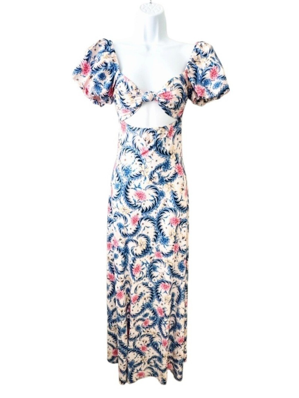 Agua Bendita Cutout Maxi Dress